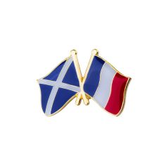 Pin's Drapeaux Jumelage France Ecosse Clj Charles Le Jeune
