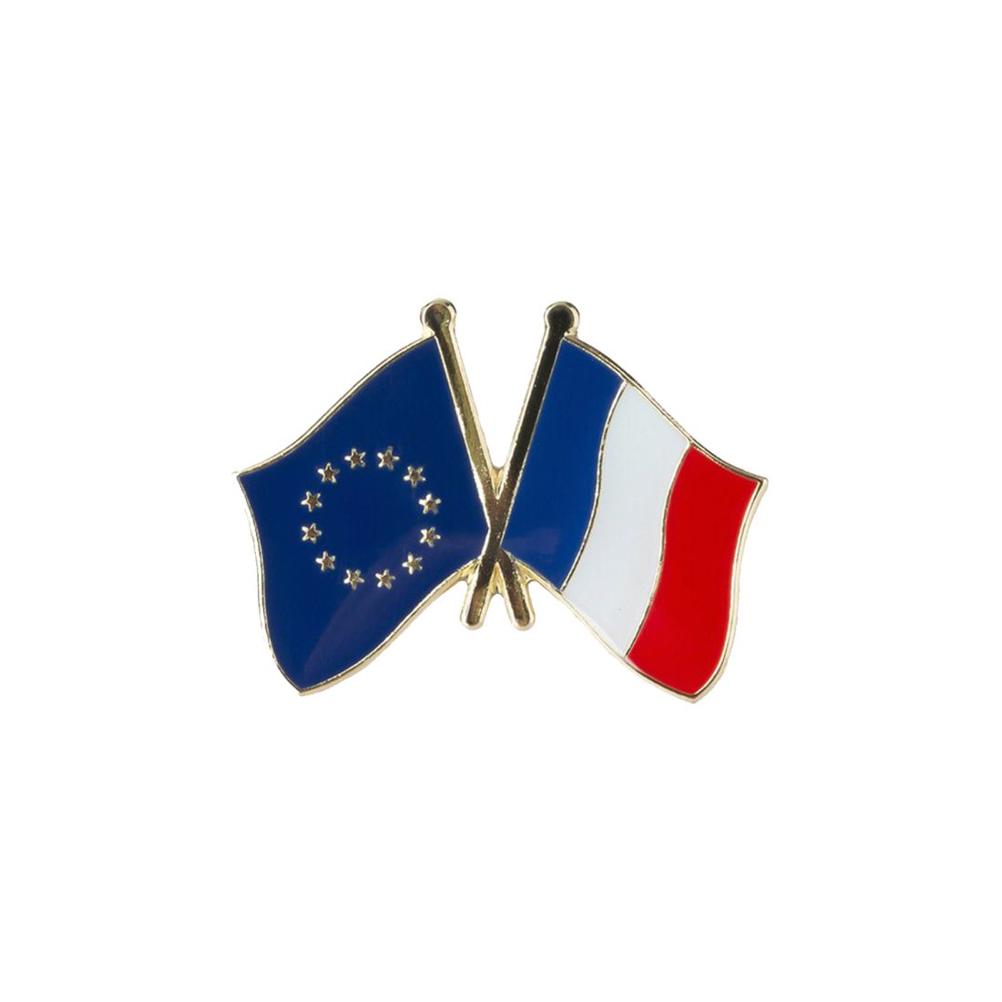 Pin's Drapeaux Jumelage France Europe Clj Charles Le Jeune
