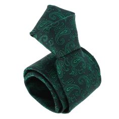 Cravate Classique Segni Disegni, Vert Paisley indien Segni et Disegni 2