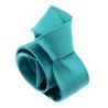 Cravate CLJ, Calvi, Bleu-vert Turquoise Satin Clj Charles Le Jeune