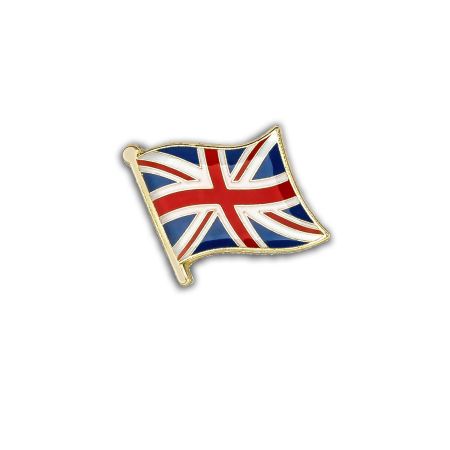 Pin's Drapeau Royaume Uni flottant Clj Charles Le Jeune