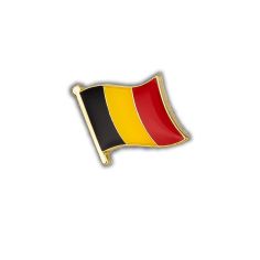 Pin's Drapeau Belgique flottant Clj Charles Le Jeune