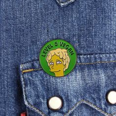 Pin's Végan - Level 5 Vegan Clj Charles Le Jeune 2