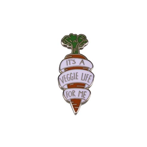 Pin's Végan - "It's a veggie life for me"