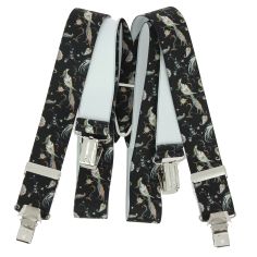 Bretelles Tony et Paul, Paons sur fond noir Tony & Paul 2