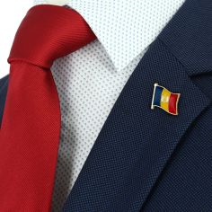 Pin's Drapeau Moldavie flottant - Moldave Clj Charles Le Jeune 2