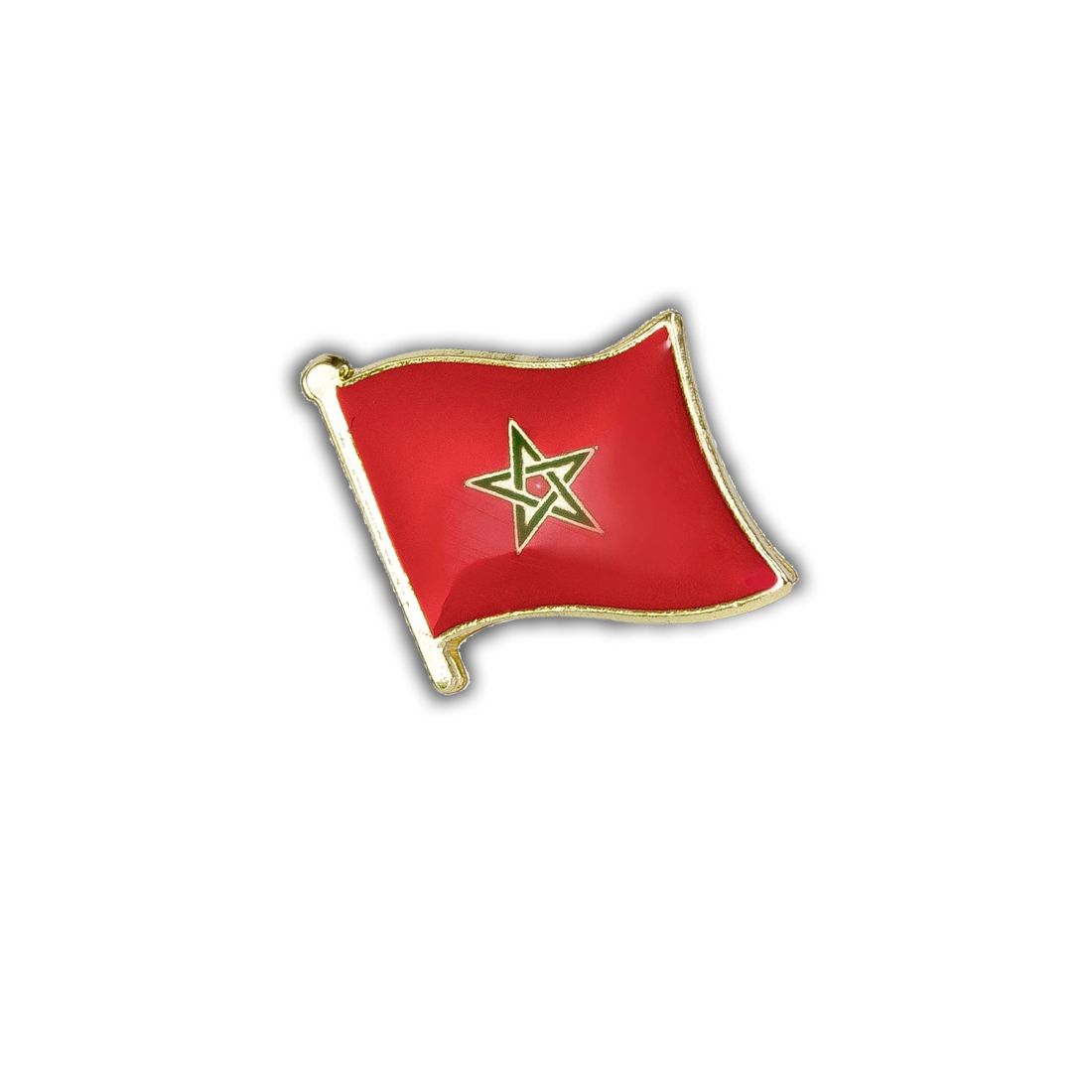 Pin's Drapeau Maroc flottant - Marocain Clj Charles Le Jeune