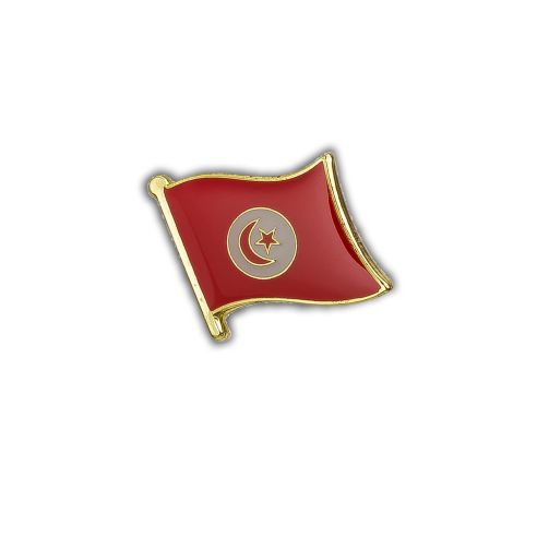 Pin's Drapeau Tunisie flottant - Tunisien Clj Charles Le Jeune