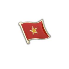 Pin's Drapeau Vietnam flottant - Vietnamien Clj Charles Le Jeune