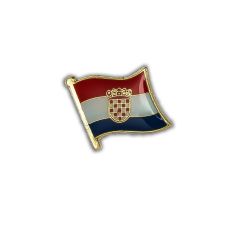 Pin's Drapeau Croatie flottant - Croate Clj Charles Le Jeune
