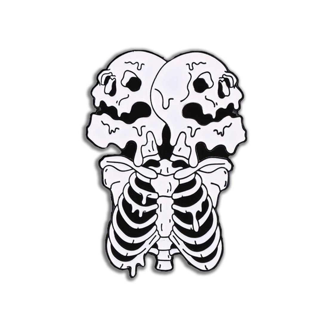 Pin's couple de Squelettes