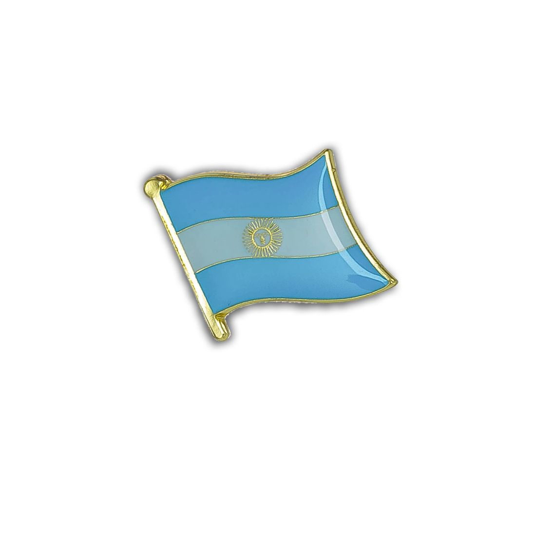 Pin's Drapeau Argentine flottant - Argentin