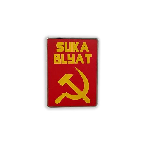 Pin's russe soviétique vintage, Suka Blyat, Bien joué - Communiste Clj Charles Le Jeune