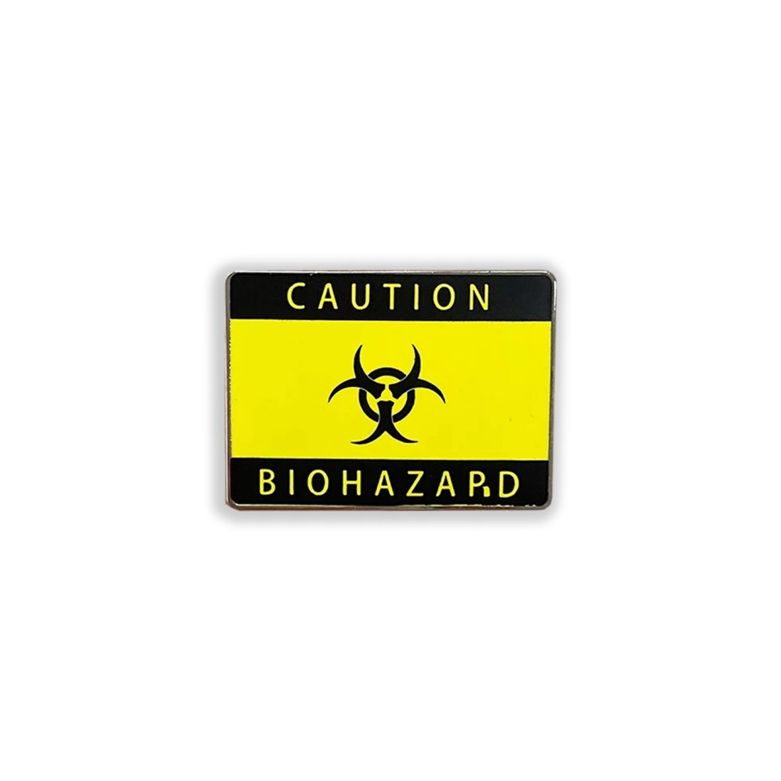 Pin's Caution Biohazard - Attention Risque biologique