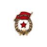 Pin's étoile et drapeau rouge CCCP - URSS - Soviet nostalgie - Communiste Clj Charles Le Jeune