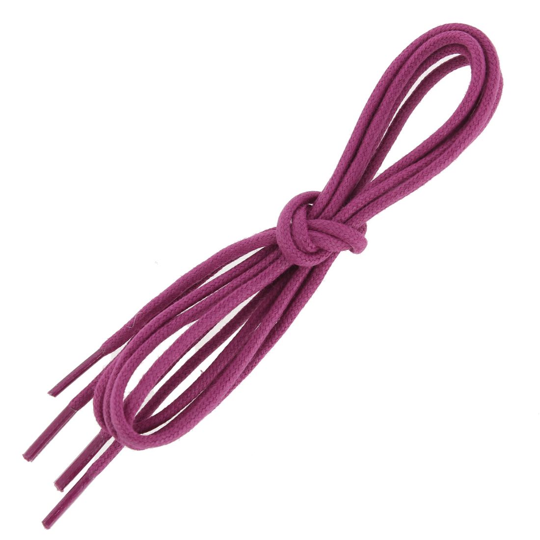 lacets ronds épais 3mm coton ciré, violet