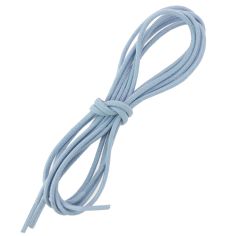 lacets ronds épais 3mm coton ciré, Bleu ciel Les Lacets Français