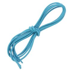 lacets ronds épais 3mm coton ciré, Bleu turquoise Les Lacets Français