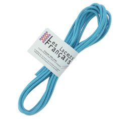 lacets ronds épais 3mm coton ciré, Bleu turquoise Les Lacets Français 2