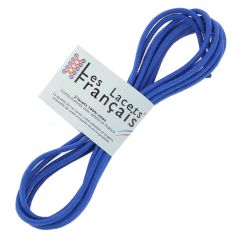 lacets ronds épais 3mm coton ciré, Bleu blason Les Lacets Français 2
