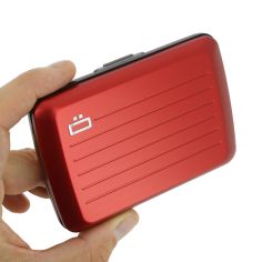 Porte carte Smart Case, Rouge - Fermoir métal. Ogon Design. Ogon Designs 2