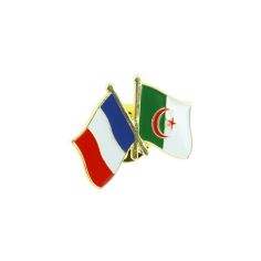 Pin's Drapeaux Jumelage France Algérie Clj Charles Le Jeune 2