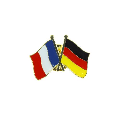 Pin's Drapeaux Jumelage France Allemagne