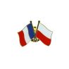 Pin's Drapeaux Jumelage France Pologne Clj Charles Le Jeune