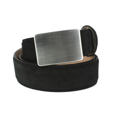 Ceinture daim Alaska, Automatique - Easy Clip, noir charbon Tony & Paul