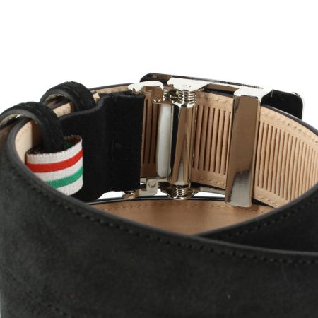 Ceinture daim Alaska, Automatique - Easy Clip, noir charbon Tony & Paul