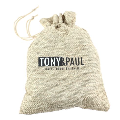 Ceinture daim Alaska, Automatique - Easy Clip, gris taupe Tony & Paul