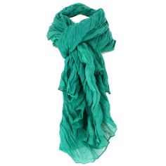 Chèche coton Dakar, vert Prasin Clj Charles Le Jeune