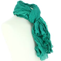 Chèche coton Dakar, vert Prasin Clj Charles Le Jeune 2