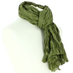 Chèche coton Dakar, vert US Army Clj Charles Le Jeune 2