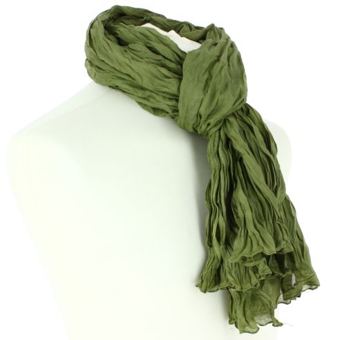 Chèche coton Dakar, vert US Army Clj Charles Le Jeune