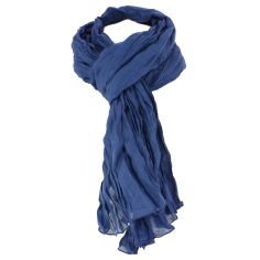 Chèche coton Dakar, Bleu de Prusse Clj Charles Le Jeune