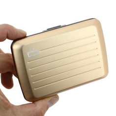 Porte carte Smart Case, Or rose- Fermoir métal. Ögon Design. Ogon Designs 2