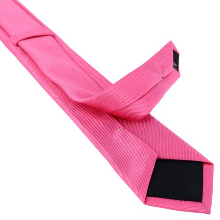 Cravate Slim, Rose unie, Mulhouse Fuchsia vif Clj Charles Le Jeune