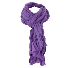 Chèche coton Dakar, violet Améthyste Clj Charles Le Jeune