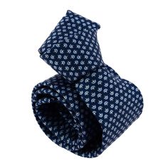 Cravate 3 plis en soie, Paris VI - Marine demi cercles, Tony et Paul et Atelier Boivin Paris Tony & Paul 2