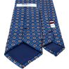 Cravate 3 plis en soie, Paris IIX - Bleu à motifs, Tony et Paul et Atelier Boivin Paris Tony & Paul