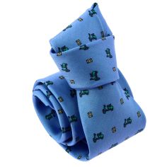 Cravate 3 plis en soie, Place d'Italie - Vespino Ciel, Tony et Paul et Atelier Boivin Paris Tony & Paul 2