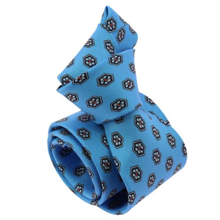 Cravate 3 plis en soie, Chartres - Ciel et motifs , Tony et Paul et Atelier Boivin Paris Tony & Paul