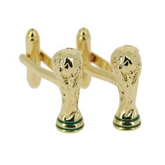 Boutons de manchette Trophée coupe du monde de football