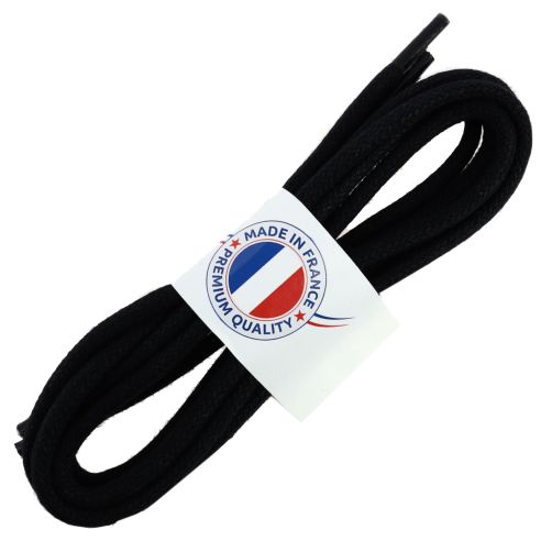 Lacets ronds très épais 5mm en coton ciré, Les Lacets Français Les Lacets Français