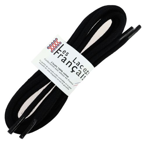 Lacets ronds très épais 5mm en coton ciré, Les Lacets Français Les Lacets Français
