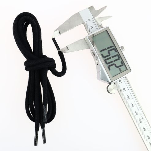 Lacets ronds très épais 5mm en coton ciré, Les Lacets Français Les Lacets Français