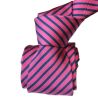 Cravate Luxe Segni Disegni, Mogador, Brescia, Fushia marine Segni et Disegni Cravates