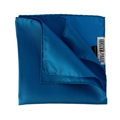 Pochette de costume pure soie, Pierre Charles, Twill 100, unie. Par Tony et Paul Tony & Paul