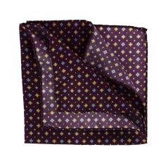 Pochette en soie italienne, Sofia Bourgogne Tony & Paul 2